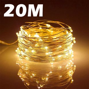 USB Led Fairy Lights Copper Wire String 20M 200LED Holiday L