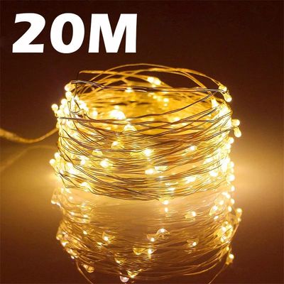 USB Led Fairy Lights Copper Wire String 20M 200LED Holiday L