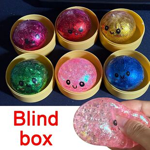 Mini Steamed Bun Squeeze Toy Simulation Bao Stress Relief Fi