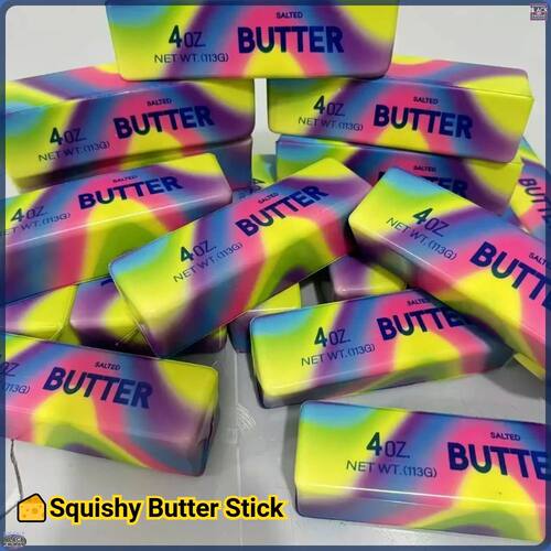 Colorful Squishy Butter Stick Soft Slow Rebound Squeeze Toy