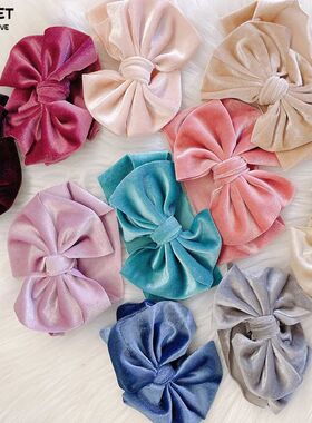 Velvet Bow Baby Girl Headband For Baby Gilrs Baby Hair Headb