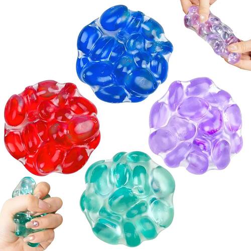 Crunchy Stress Ball Gem Squishy Toy Colorful Stress Relief T