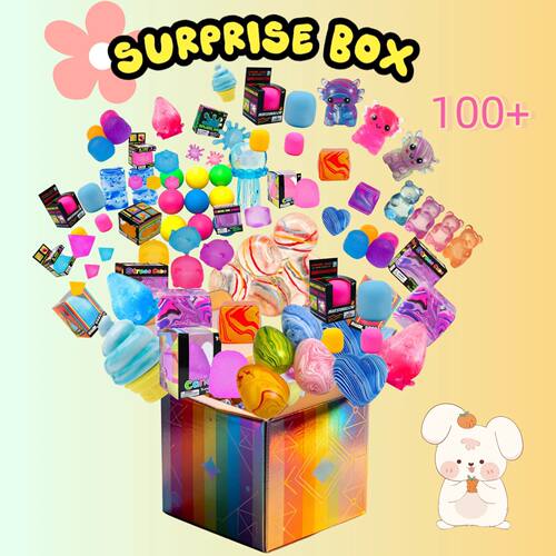 100+Pcs Squishy Blind Box Toys Assorted Slow Rebound Fidget