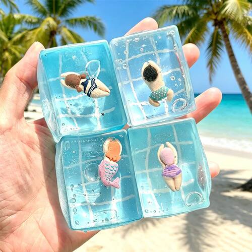 Hot Swimming Pool Squeeze Toys Maltose Stress Relief Slow Re