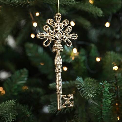 1pc Plastic Christmas Hanging Decoration Plastic Angel Snowf