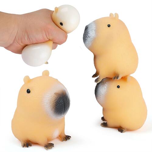 Creative Cute Animal Kapibala Pinch Music Stress Relief Tric