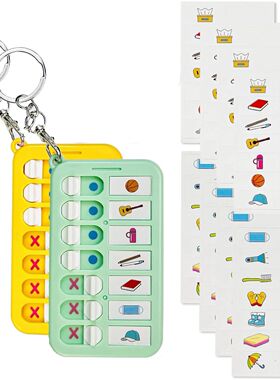Portable Daily Plan Board Home Chore Chart Keychain Daily Sc