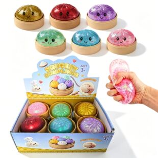 Sparkling Water Droplet Simulation Dumpling Squeezing Toy, A