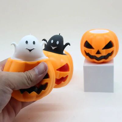 New grimace pumpkin ghost pinch music halloween funny squeez