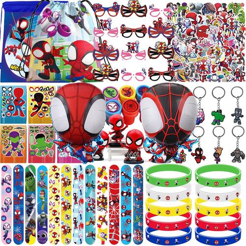 Cute Spider Party Favors Including Bracelet Goodie Bag Pinat