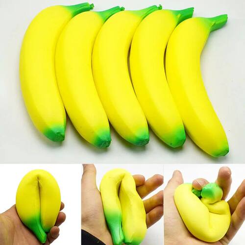 Anti-stress Squishy Banana Toys Slow Rising Jumbo Squishy Fr