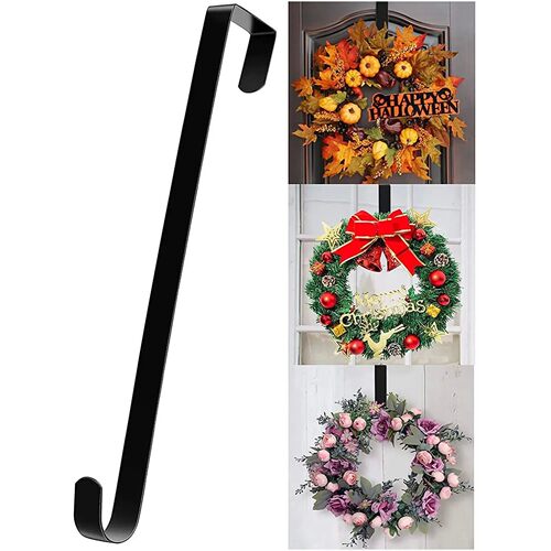 Wreath Hanger for Front Door Halloween Christmas Easter Deco