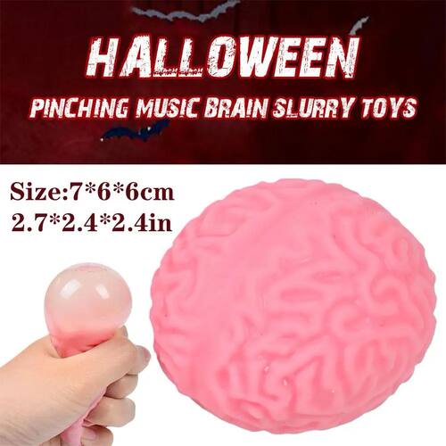 Brain Stress Balls For Adults & Kids Squishy Squeeze Toy For