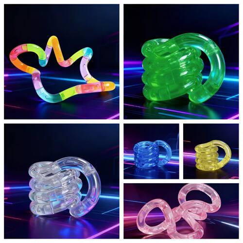 1/3/5pcs Deformable Rope Crystal Twist Rope Pressure Stress