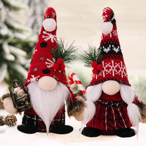 Gnome Christmas Faceless Doll Ornament Merry Christmas Decor