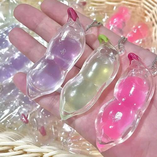 New Cute Simulation Bean Squeeze Toys Children Decompression