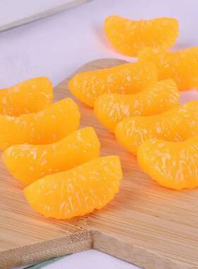 5/10pcs Kawaii Simulation Orange Peel Sticky Squeeze Toys So