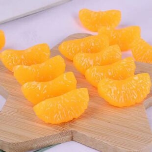 5/10pcs Kawaii Simulation Orange Peel Sticky Squeeze Toys So