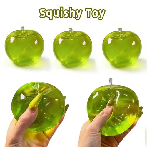 Green Apple Squeeze Toys Relieve Stress and Vent Anger Fidge