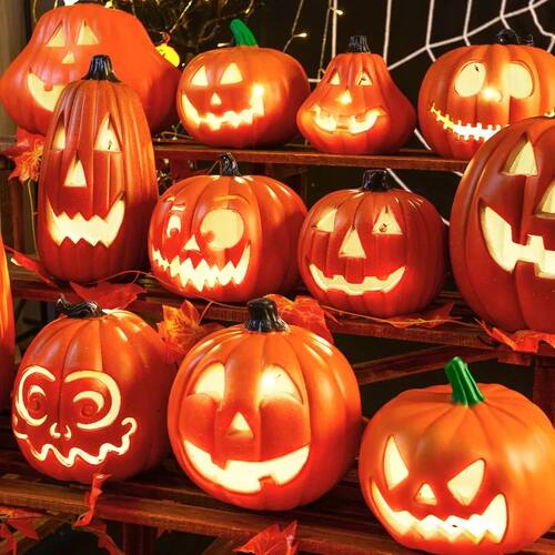 Pumpk Lamp Halloween Decoration For Home Yard Garden Outdoor