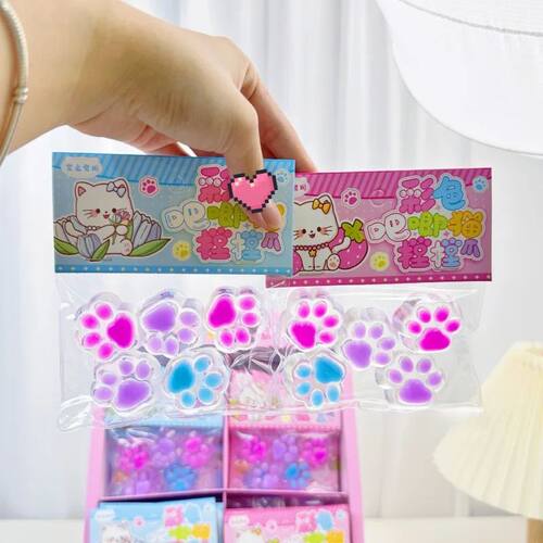 1 Bag Cat Claw Squishy Fidget Toy Soft Cute Cat Paw Slow Reb