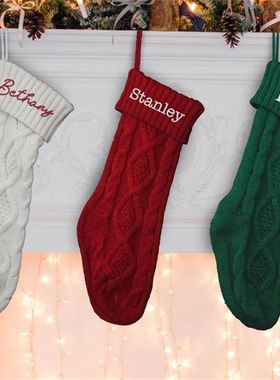 Free Shipping Personalized Christmas Stockings Monogrammed C
