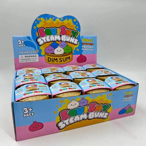 Blind Box Colorful Simulated Dumpling Squishy Relaxing Relie