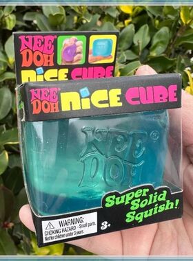 Schylling Nee Doh Nice Cube Sensory Squish Toy, Stress Relie