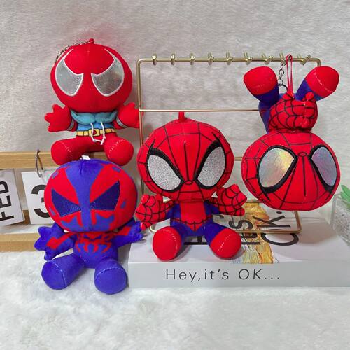 Cute Q Version Spider Man Venom Plush Toy Ghost Spider Lovel