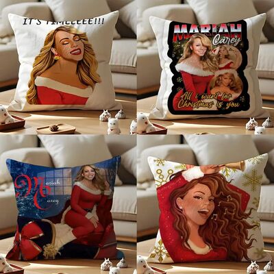 Mariah Carey Classic Christmas Songs Pillow Case Anti-dustmi