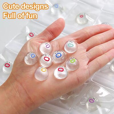 1/10Pcs Mini Squishies E Squeeze Fidget Toys Emotion Fidget