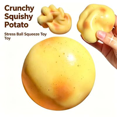 Crunchy Squishy Potato Stress Ball Fidget Toy Crispy Potato