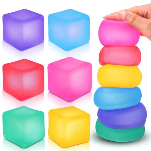 Stress Cube Squishy Fidget Toys for Relaxation High Density