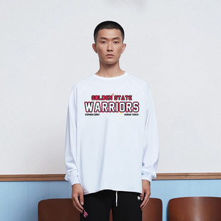 TIP 投篮服球衣T恤 OFF勇士库里篮球宽松透气运动休闲百搭速干长袖