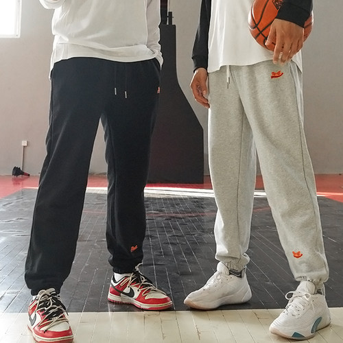 tipoff篮球宽松束腿男针织棉长裤