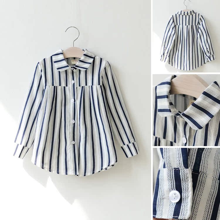 Chemise fille à manche longue - Ref 2088787 Image 1