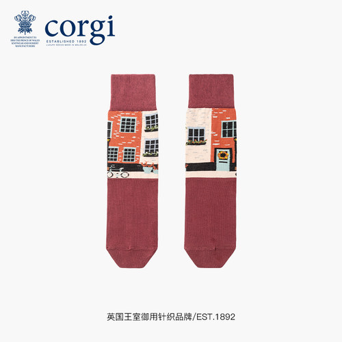 英国进口柯基限量纪念袜