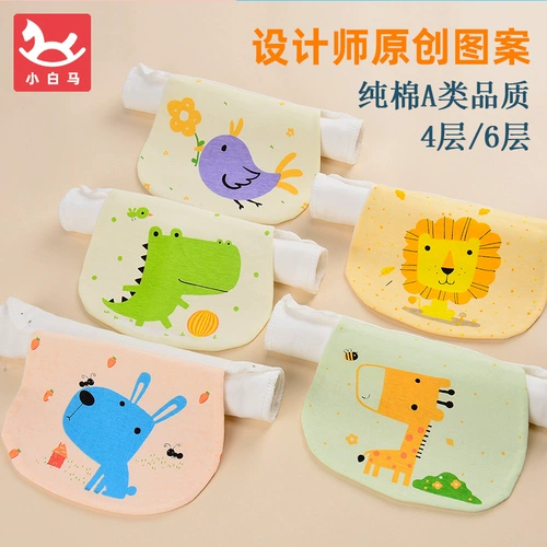 Детское хлопковое марлевое милое большое полотенце от пота для детского сада, подходит для подростков