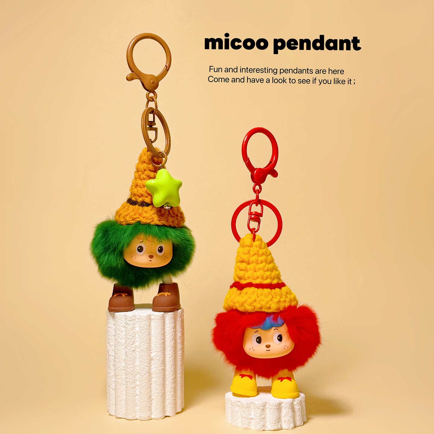 毛茸茸毛球钥匙扣星河豆豆兔毛煤球玩偶包包挂件女送朋友圣诞礼物,节庆用品/礼品,钥匙扣,淘宝优惠券,粉丝福利购,淘宝优惠卷