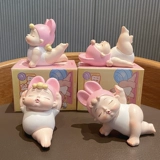 Настольное мультяшное украшение для ногтей для йоги для авто, подарок на день рождения