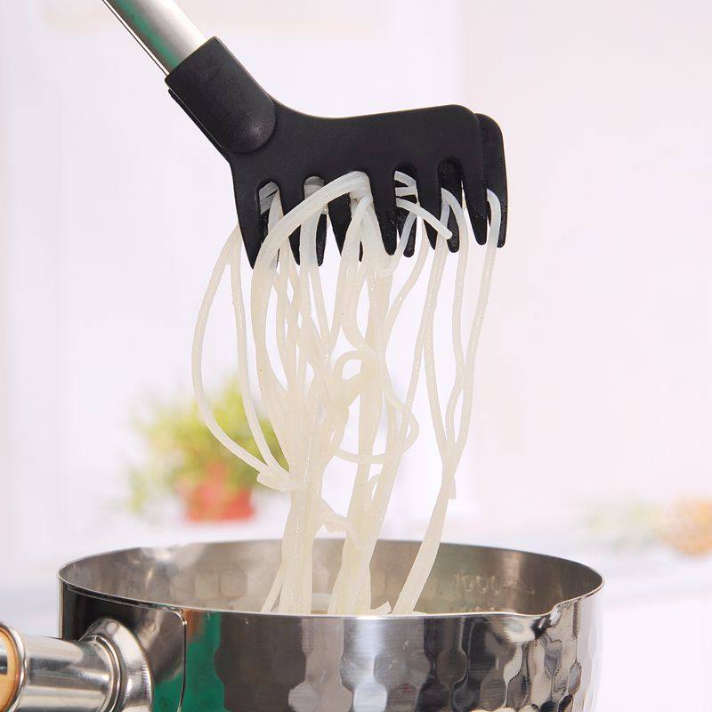 日本echo面条夹子夹面条神器多功能防烫食品夹子意大利面夹沙拉夹