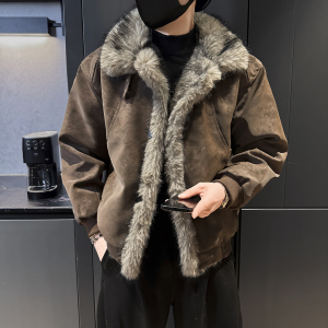 座山雕夹棉皮衣丨货号：915 P165图片
