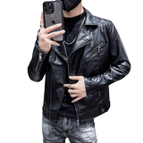 2025年秋冬新款男机车PU皮夹克皮衣男外套9869P135198现货，男装夹克，电商B217