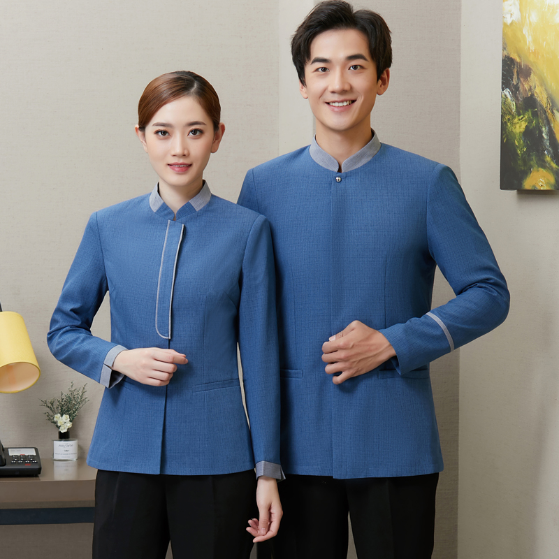 保洁员阿姨套装酒店pa清洁工服装物业保洁工作服女长袖春秋装宾馆