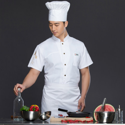 半袖餐饮蛋糕烘焙厨师工作服