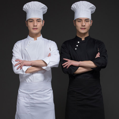 厨师服定制印logo餐厅套装火锅店秋冬装餐饮后厨酒店工作服长袖衣