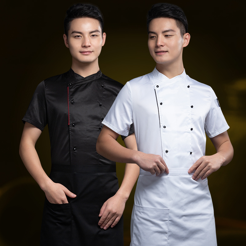 烘焙半袖酒店服装厨师工作服面包房工衣男女款衣服饭店制服透气服