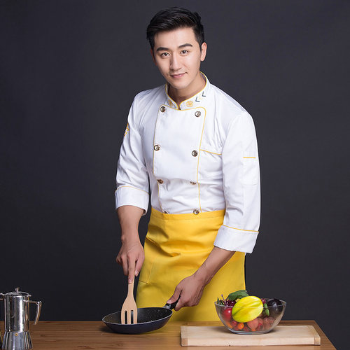 酒店厨师服秋冬季长袖七分袖