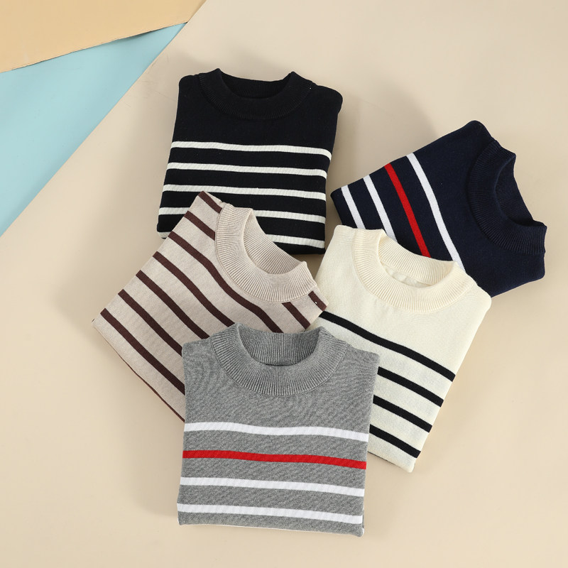 2026新春季秋儿童男童打底衫毛衣童装套头中大童针织薄款洋气女童