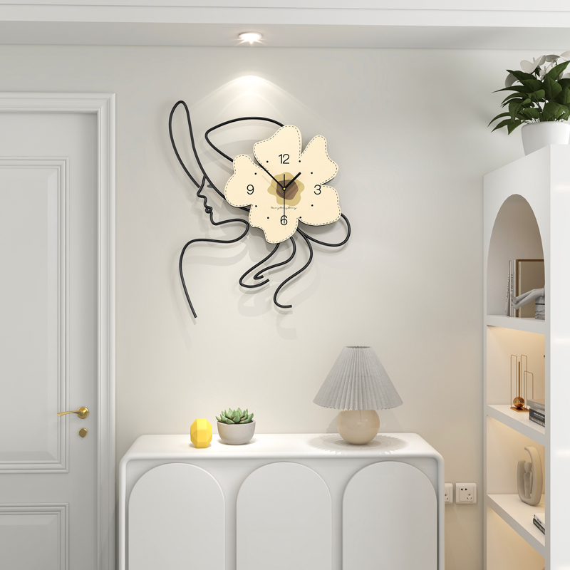 2025新款网红时尚挂钟客厅装饰个性创意钟表现代简约时钟挂墙家用